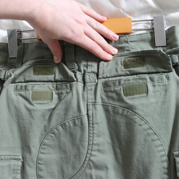 90s - y2k Vintage Nevada (Wal-Mart) Cargo Midi Skirt 28" - Picture 4 of 10